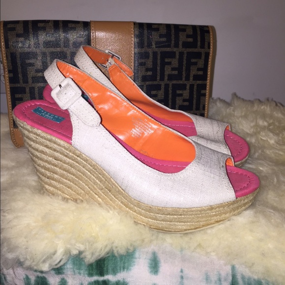 Calypso St. Barth for Target Wedge Shoes Size 11 - Picture 2 of 4